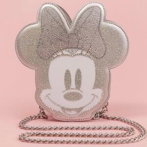 Disney Silver Minnie Mouse Crossbody Bag